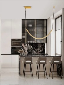 Lustra LED suspendata design elegant LAZURA