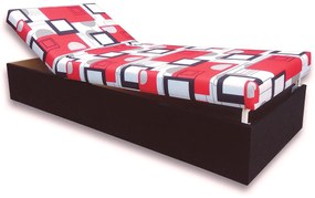 Pat de o persoană (canapea) 90 cm Darcy (negru 39 + Otawa 1). 793077