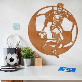 DUBLEZ | Tablou din lemn pentru perete - Fotbal