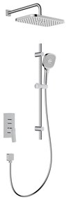 KFA Armatura 4529-301-00 - Set de duș MALAGA cu baterie încastrată, crom lucios