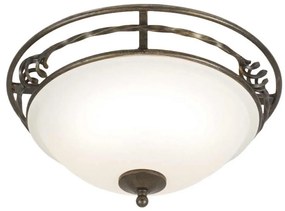 Plafonieră Elstead PB-F-A-BLK-GOLD PEMBROKE 2xE27/60W/230V