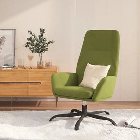 341369 vidaXL Scaun de relaxare, verde deschis, catifea