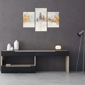 Tablou - Pădure în acuarelă (90x60 cm)