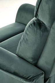 Fotoliu recliner Semir velvet verde H108 cm