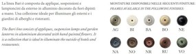 Stalp clasic pentru exterior realizata manual CAMPOBASSO, H-240cm