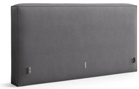 Tăblie de pat gri închis tapițată 229x100 cm Olivia – Micadoni