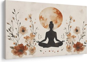 Tablou - Yoga Portocalie (90x60 cm)