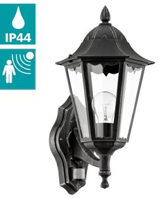 Eglo 93458 - Corp de iluminat perete exterior cu senzor NAVEDO 1xE27/60W/230V