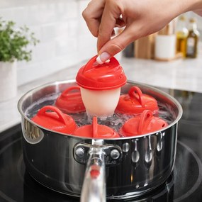 Zaparkorun Pahare din silicon de fiert ouă - 6 buc