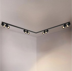 BRILAGI - Corp de iluminat cu spoturi SELE LONG 8xGU10/30W/230V negru