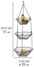 Coș de fructe suspendat din metal Trio – Wenko