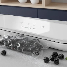 Aparat de vidat alimente AENO AVS0004W, 70 kPa, 4 moduri, Latime maxima a pungii de 30 cm, Functie automata, Buton Stop, LED, Alb