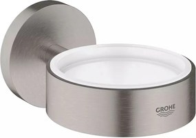 Suport Grohe Essentials pentru pahar sau savoniera crom periat Supersteel
