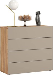 Comodă lemn masiv Eleganza, 100 × 91 × 41 cm