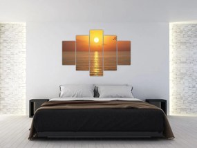Tablou - Apus de soare peste ocean (150x105 cm)