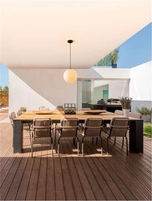 Lustra/Pendul modern iluminat exterior decorativ IP65 MOON D-30cm