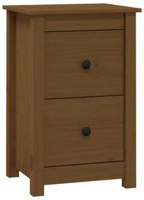 820952 vidaXL Noptieră, maro miere, 40x35x61,5 cm, lemn masiv de pin