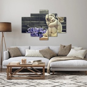 Tablou - Înger cu floare (150x105 cm)