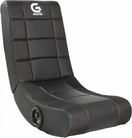 Fotoliu gaming, boxe încorporate, conectare Bluetooth, pliabil, PU/Mesh, Negru