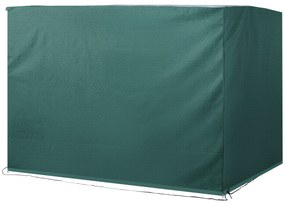 Prelata de Acoperit Mobilier de Extern Outsunny, Impermeabil, PE, Verde,215x155x150cm | Aosom RO