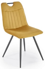 Scaun de bucaterie Olindo, galben
