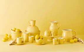 IB Laursen Bol galben de ceramica pentru musli MYNTE LEMONADE