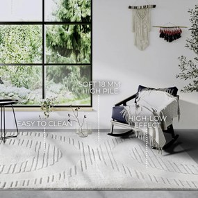 Covor crem 200x280 cm Bartoux Cream White – Elle Decoration