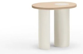 Măsuță auxiliară cu aspect de lemn de frasin 45x60 cm Nori – Teulat