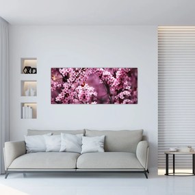 Tablou - Sakura roz (120x50 cm)