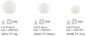 Corp iluminat exterior IP44, diametru 50cm, SOLE PT1 BIG 191614