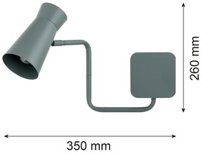 Aplica cu brat si spot directionabil LORD 8883 night sage