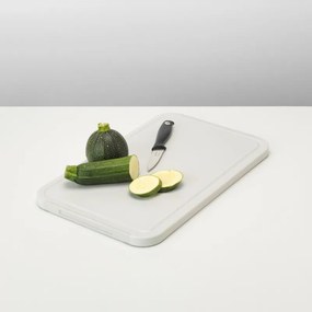 Tocator pentru taiat si servit Brabantia Tasty+ 1003308, 40x25 cm, Antiderapant, Uсor de curатat, Gri deschis