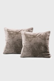 Set 2 feţe de pernă, cappuccino maro 45x45 cm