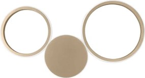 Ondaluce - Aplica de perete LED POIS, 20W, 230V, aurie