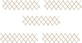 vidaXL Garduri din spalier, 5 buc., 180 x 30 cm, lemn de brad