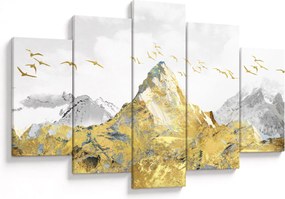 Tablou - Munte auriu (150x105 cm)