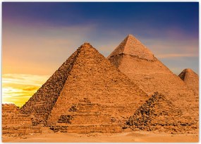 Tablou - Piremidele din Egipt (70x50 cm)