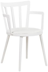 Set 4 buc scaune de sufragerie Morza (alb). 1081541