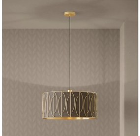 Lustră pe cablu Eglo 390206 COROJAL 1xE27/40W/230V auriu/maro