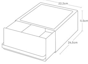 Cutie pentru ceai albă Tower – YAMAZAKI