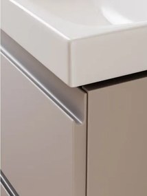 Set dulap baie suspendat cu lavoar inclus 60 cm, casmir, Cersanit Moduo