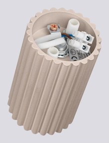 Spot taupe din metal ø 6,5 cm Gleam – Sollux