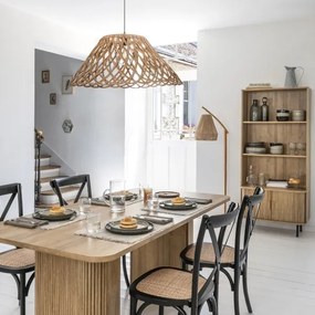 Lampadar Atmosphera PALM 1xE27/60W/230V bambus/cânepă