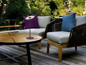 Lampa LED portabila iluminat decorativ IP54 JIGRA neagra