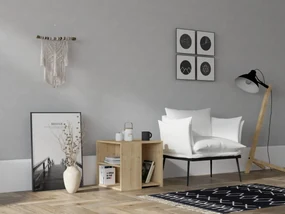 Măsuță laterală Damevu (stejar zafir) . 1094730