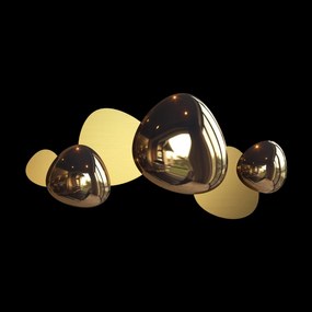 Aplica de perete LED design decorativ ambiental Jack-stone auriu