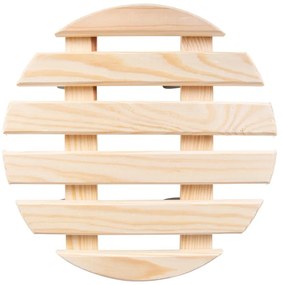 Bază mobilă pentru ghiveci din lemn ø 29 cm (înălțime 8 cm) Indoor &amp; Outdoor – Esschert Design