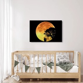 Tablou cu umbre în lumina lunii (90x60 cm)