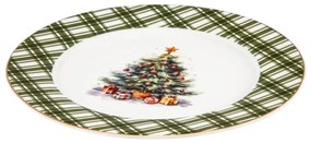 Altom Farfurie de desert din porțelan ChristmasTree 20 cm