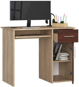 Masă PC Padma (Stejar sonoma + wenge). 1069706